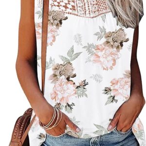 Etcyy tank tops for women 2025 cherries of lace lace lace sleeveless