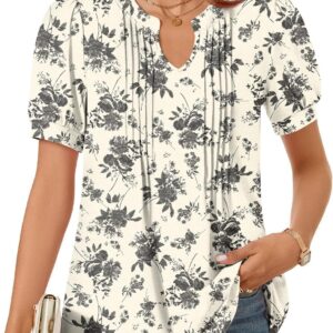 Summer tops of Women Syoss Dressed Dressed Damped Damped with Floiled sleeves