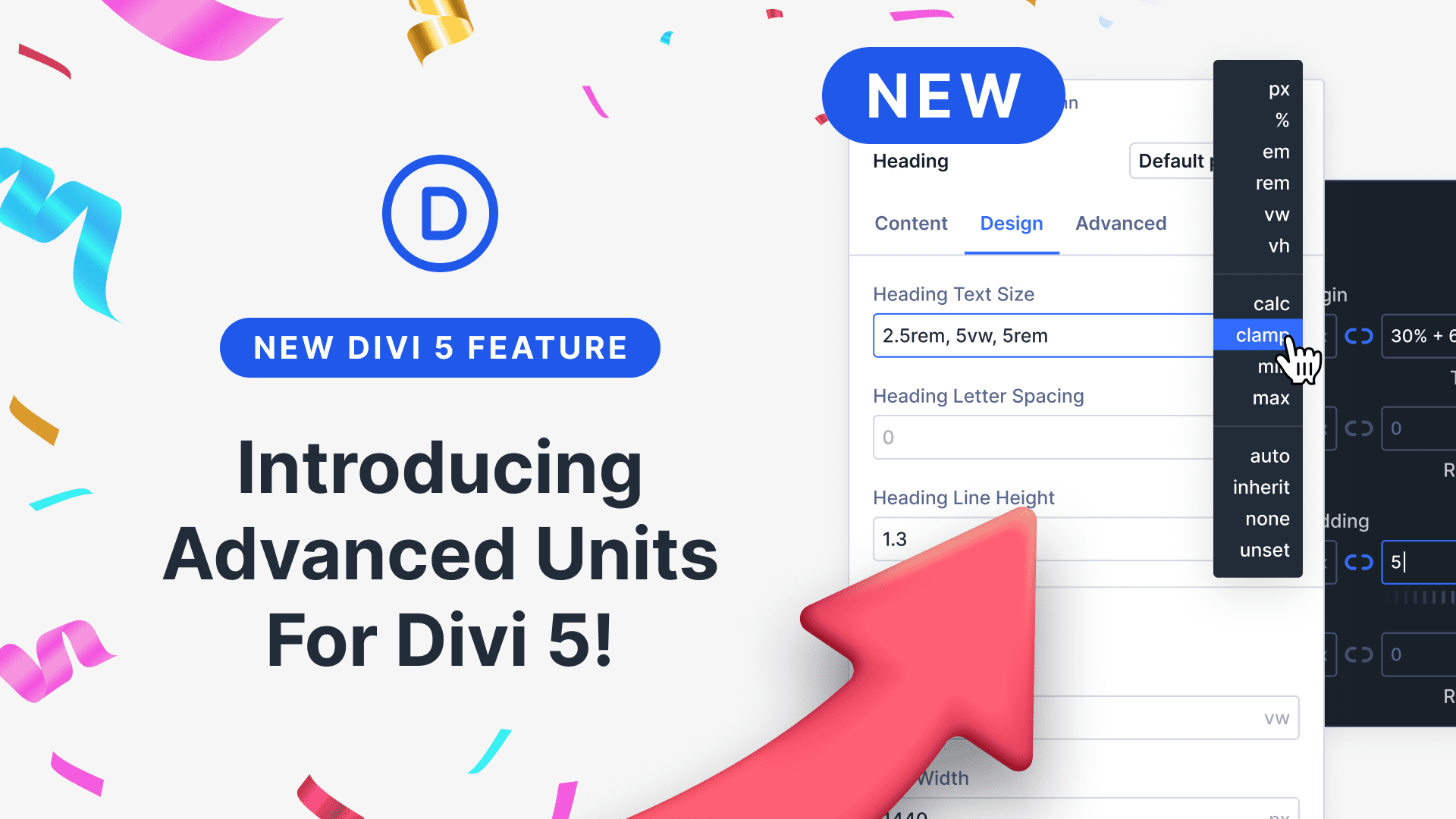 Presentation of advanced units for Divi 5 (including CSS’s functions and variables)