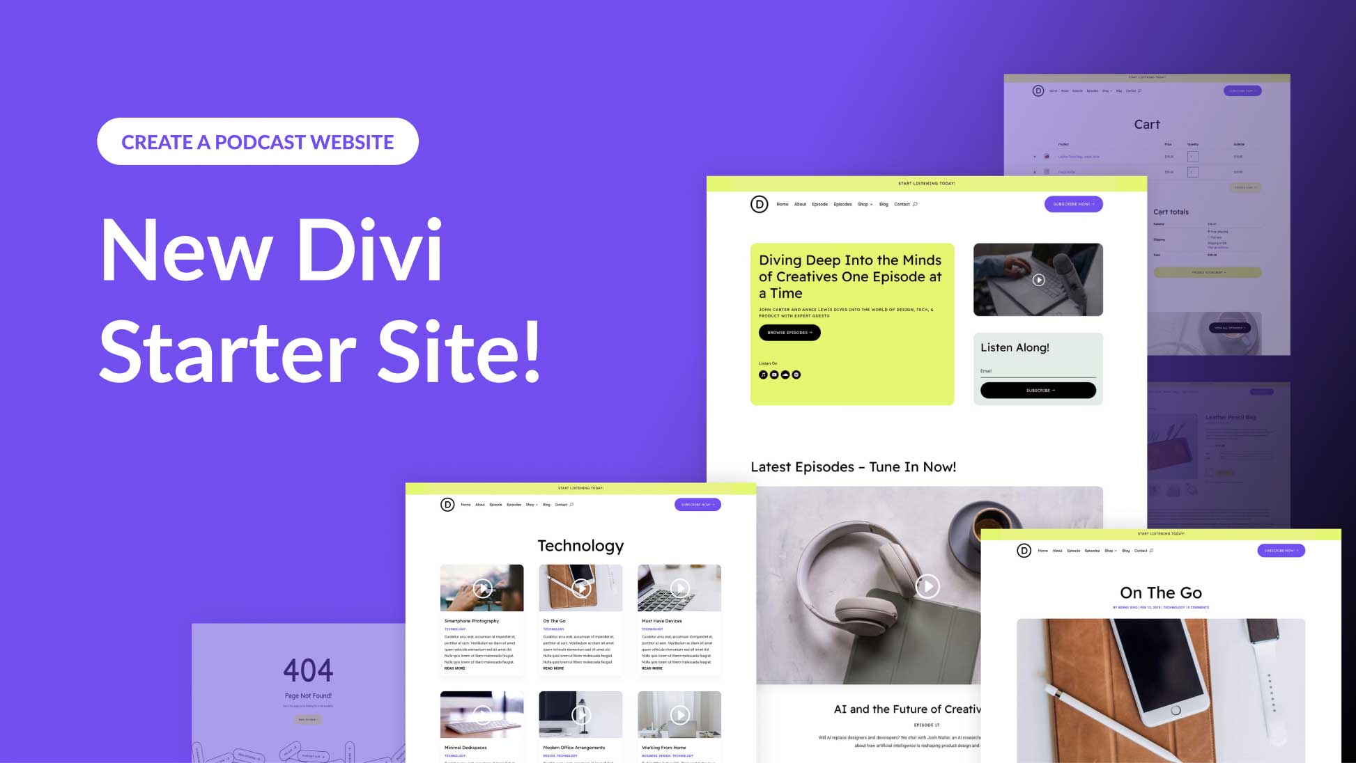 New Starter Site for Podcasts (Quick Install)