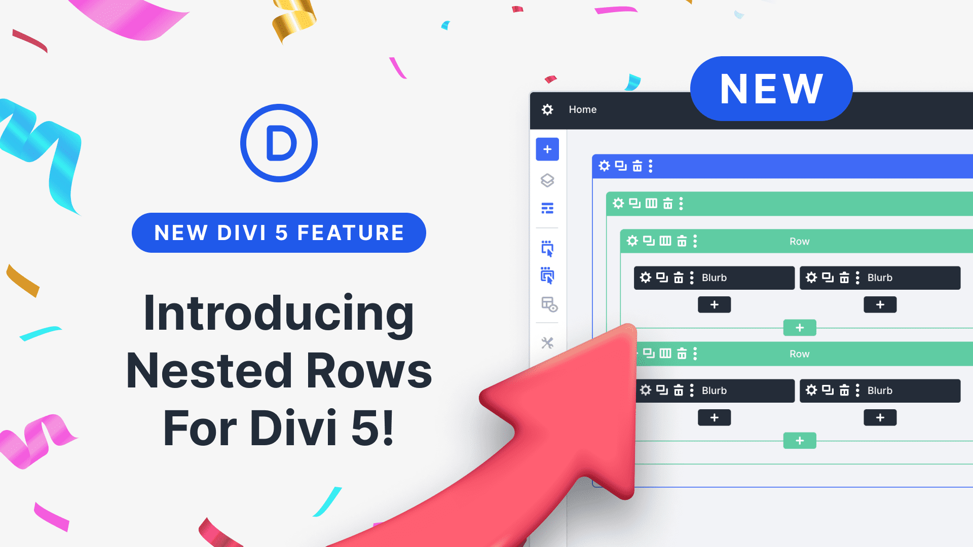 Presentation of nested lines for Divi 5

