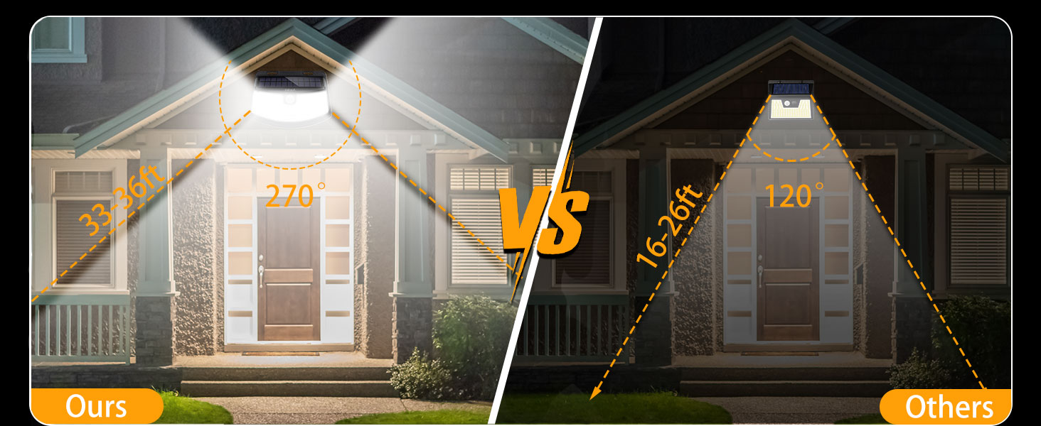 AOOTEK solar exterior lights