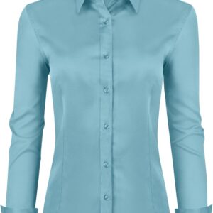 siliteelon Womens Classic-Fit Dress Shirts Long Sleeve Button Down Wrinkle-Free Stretch Solid Casual Work Office Blouse Top