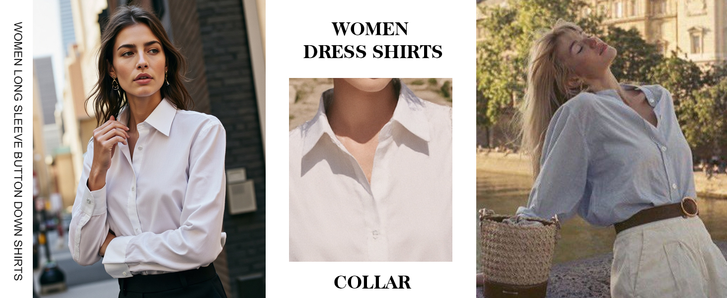 Long Sleeve Button Down Dressy Shirts