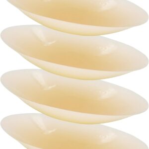 2 Pairs Sticky Silicone Nipple Covers for Women Reusable, Ultra-Thin Adhesive Pasties Nipple Cover No Show Seamless
