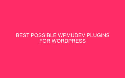 Best Plugin WPMUDEV possible for WordPress optimization ~ revives your WordPress …