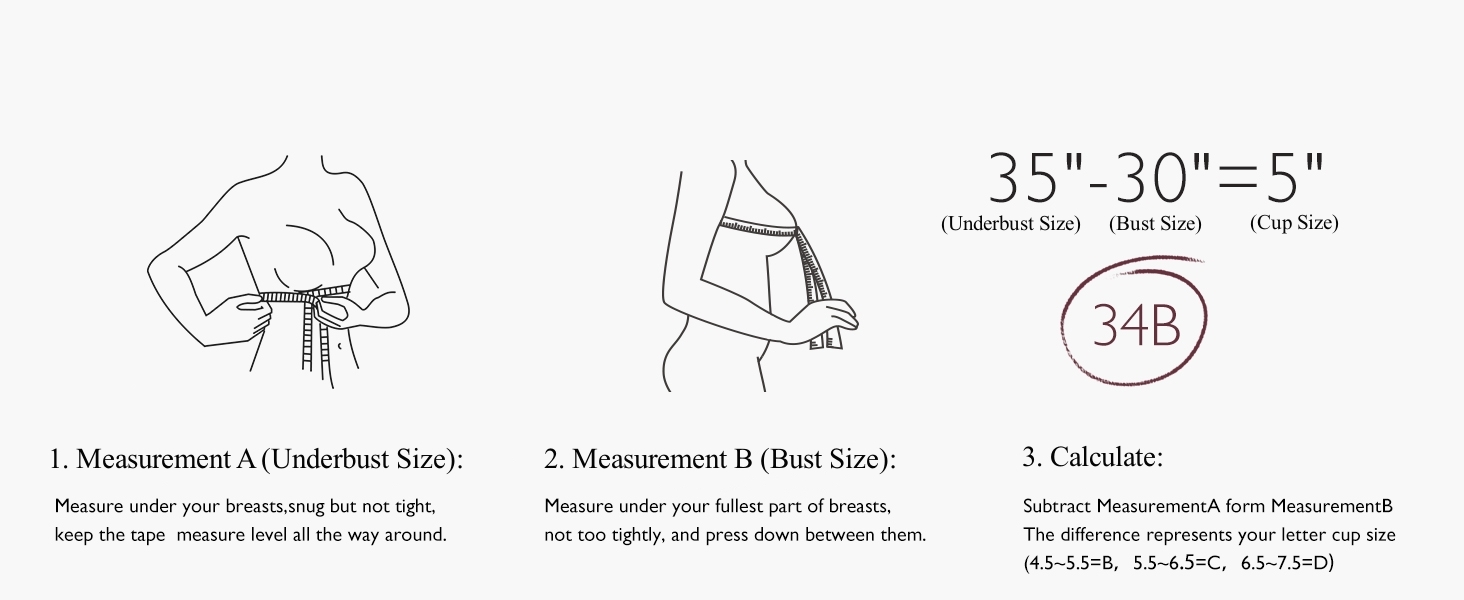 Measurement bra