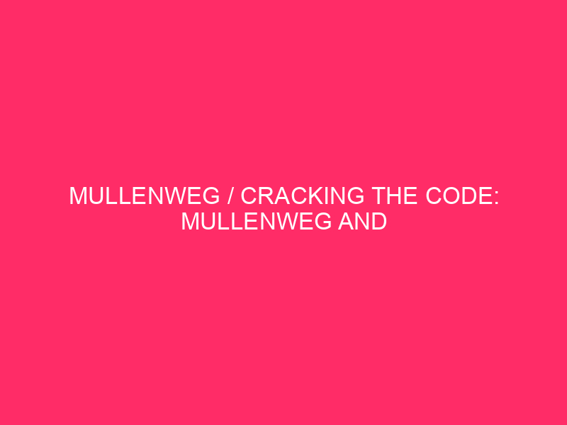 Mullenweg / Cracking of the code: Mullenweg and WordPress Safety the …
