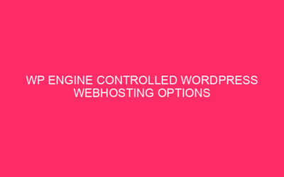 WP Engine Controlled WordPress Webhosting Options | Utah’s Very best Stored…