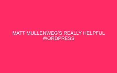 The really useful WordPress plugins of Matt Mullenweg: unlocking of WordPress Energia: Matt Mullenweg …
