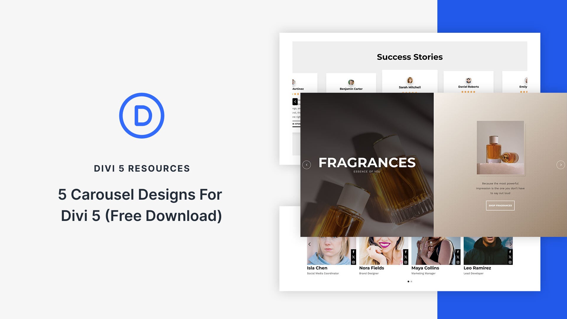 5 Design of rides for Divi 5 (Free Download)