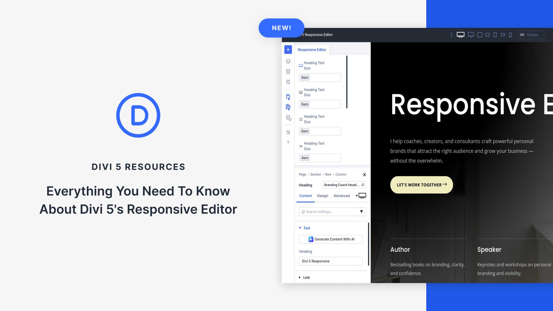Everything you need to know about the reactive Divi 5 editor