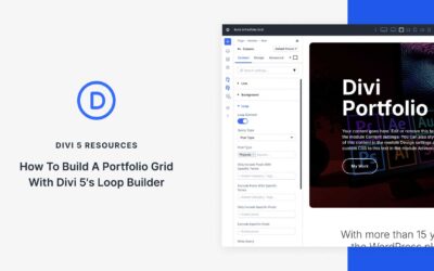 How To Build A Portfolio Grid With Divi 5’s Loop Builder