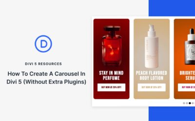 Come creare un carosello in Divi 5 (senza plugin aggiuntivi)