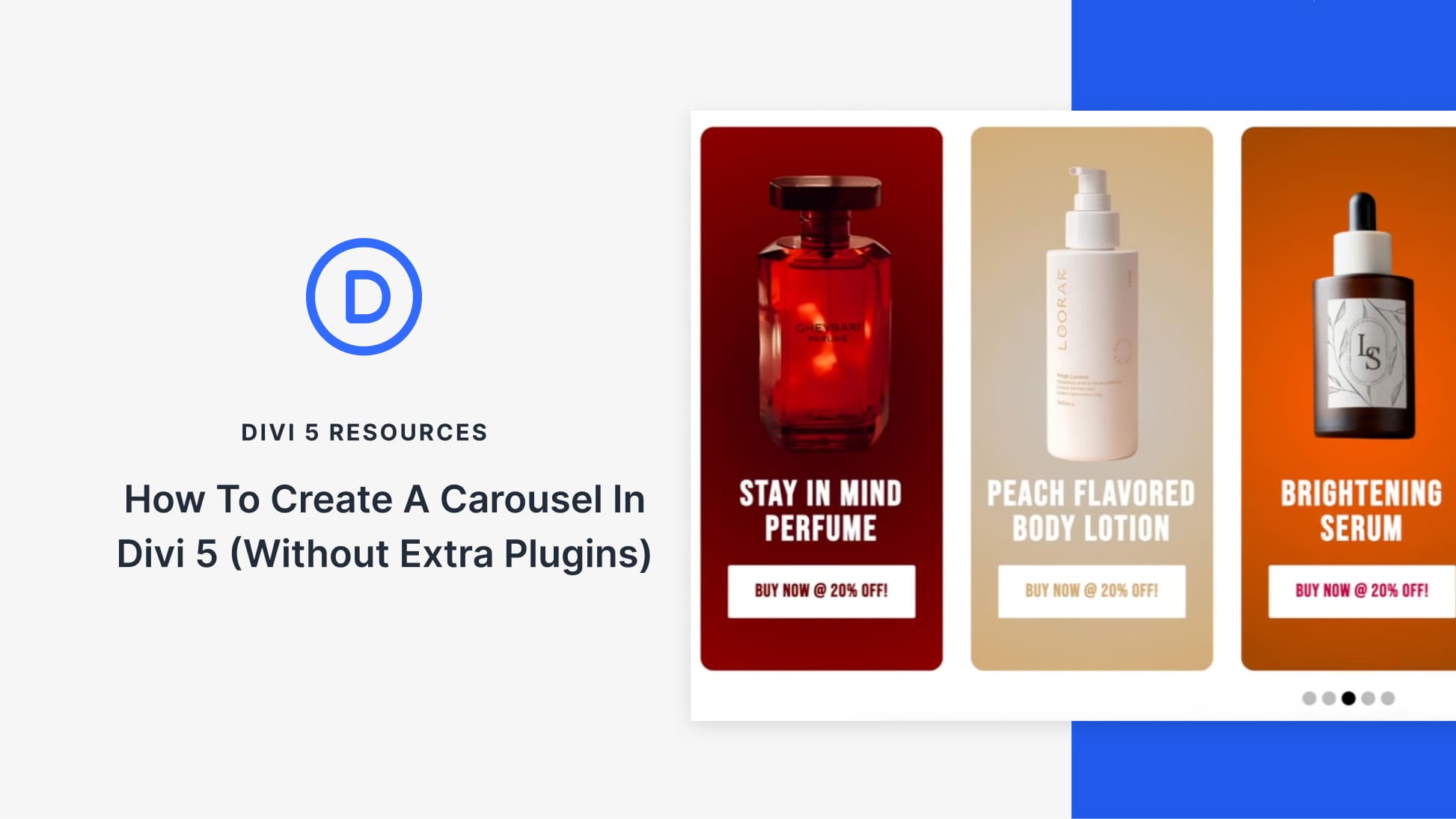 Come creare un carosello in Divi 5 (senza plugin aggiuntivi)