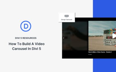How To Build A Video Carousel In Divi 5