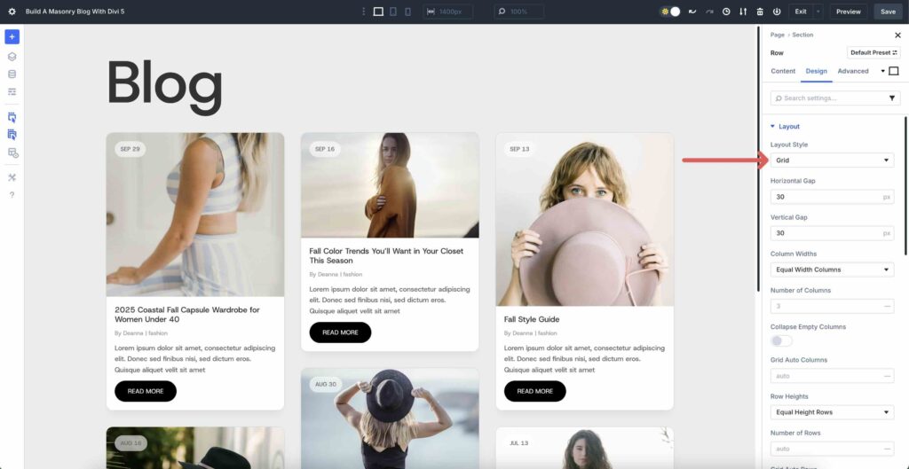 How To Construct A Masonry Weblog With Divi 5’s Loop Builder + Grid