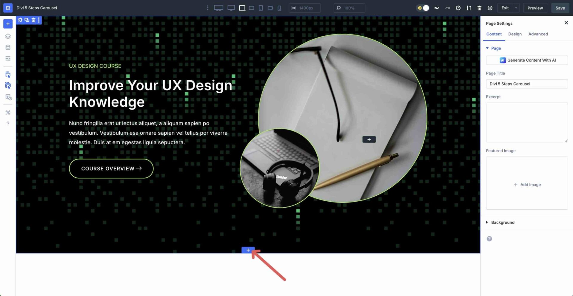 Steps Carousel with Divi 5