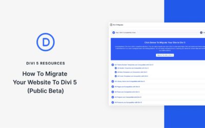 Come migrare il tuo sito web su Divi 5 (Beta pubblica)