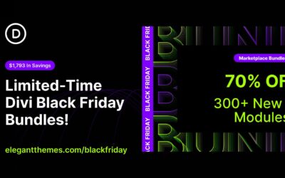 Grab The Limited-Time Divi Black Friday Bundles: $1,793 In Savings!
