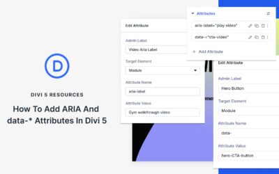How To Add ARIA And data-* Attributes In Divi 5