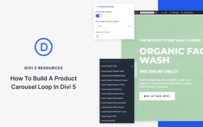 How To Build A Product Carousel Loop In Divi 5