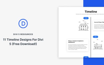 11 Timeline Projects for Divi 5 (Free Download!)