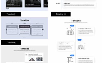 11 Timeline Templates for Divi 5 (Downloadable!)