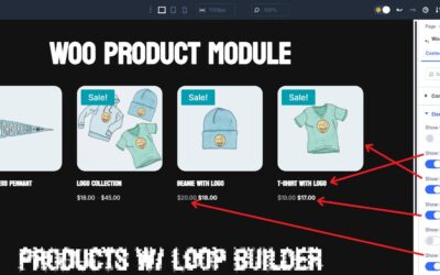 Editing the Woo Merchandise module with custom loops in Divi 5