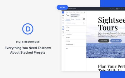Everything you need to know about stacked presets in Divi 5