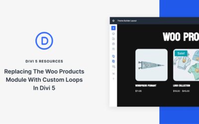 Replacing the Woo Products module with custom loops in Divi 5