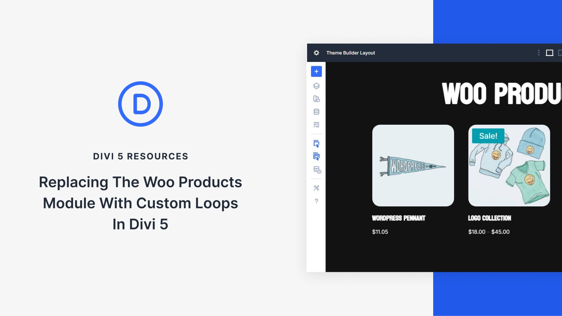 Replacing the Woo Products module with custom loops in Divi 5
